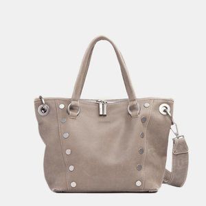 HAMMITT • Daniel Medium in Pewter Leather/Brushed Silver